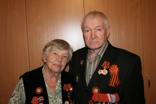 Борис Семенович с супругой Клеопатрой Васильевной