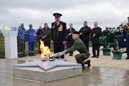 В поселке Дедовичи Псковской области подключили к сетевому газу Вечный огонь