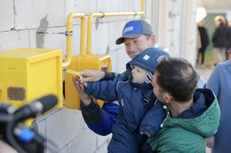 В деревне Дуброво Псковской области введен в эксплуатацию внутрипоселковый газопровод