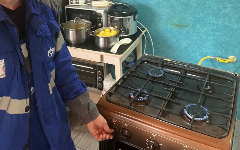 В деревне Загорицы Псковской района  введен в эксплуатацию газопровод