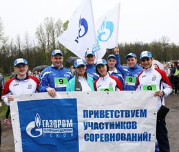 Команда газовиков приняла участие в легкоатлетической эстафете посвященной 70-летию Великой Победы