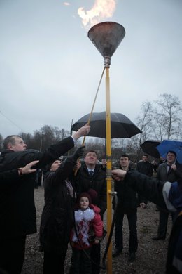 Природный газ пришел еще в один населенный пункт Псковского района